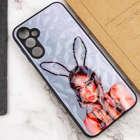 TPU+PC чехол Prisma Ladies для Samsung Galaxy A04s Rabbit - изображение 2
