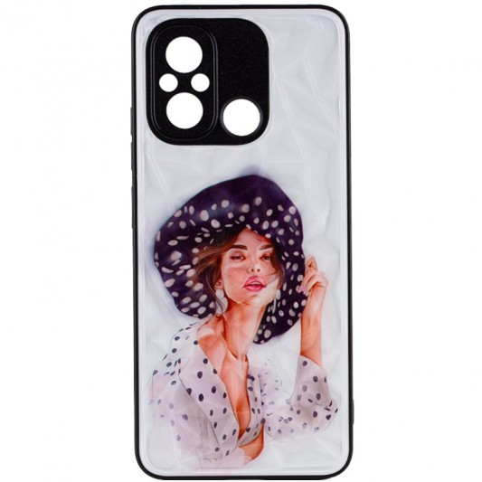 TPU+PC чохол Prisma Ladies для Xiaomi Redmi 12C / Poco C55 Girl in a hat - зображення 1 