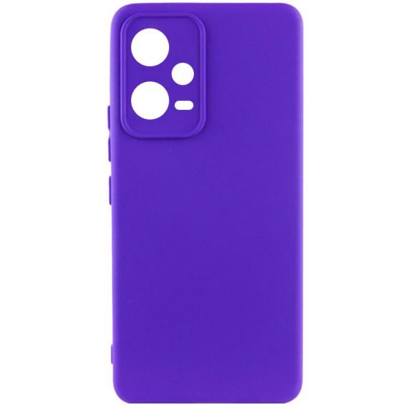 Чохол Silicone Cover Lakshmi Full Camera (A) для Xiaomi Poco X5 5G / Redmi Note 12 5G Синій / Iris