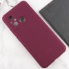 Чохол Silicone Cover Lakshmi Full Camera (AAA) для Xiaomi Redmi 12C Бордовий / Plum