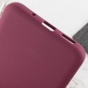 Чохол Silicone Cover Lakshmi Full Camera (AAA) для Xiaomi Redmi 12C Бордовий / Plum