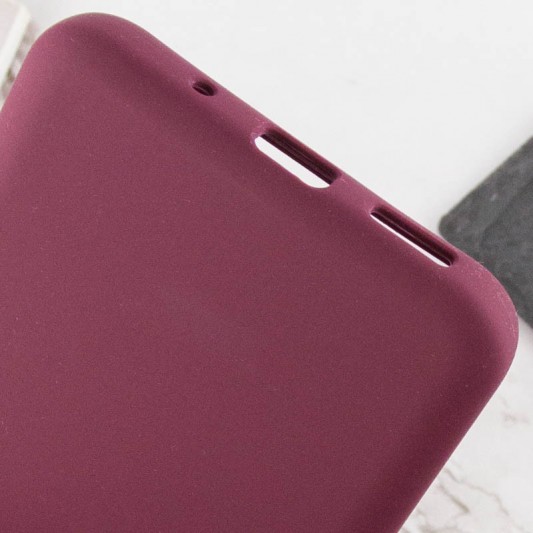 Чохол Silicone Cover Lakshmi Full Camera (AAA) для Xiaomi Redmi 12C Бордовий / Plum - зображення 6 