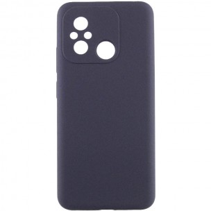 Чехол Silicone Cover Lakshmi Full Camera (AAA) для Xiaomi Redmi 12C Серый / Dark Gray