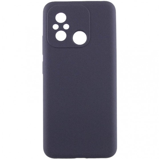Чехол Silicone Cover Lakshmi Full Camera (AAA) для Xiaomi Redmi 12C Серый / Dark Gray