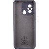 Чохол Silicone Cover Lakshmi Full Camera (AAA) для Xiaomi Redmi 12C Сірий / Dark Gray