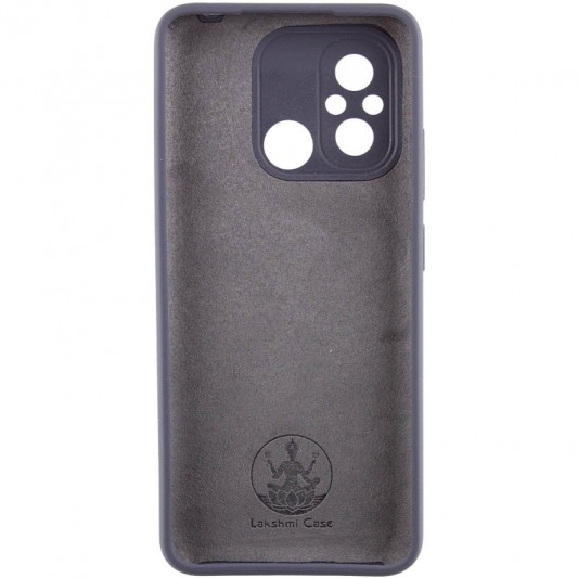 Чохол Silicone Cover Lakshmi Full Camera (AAA) для Xiaomi Redmi 12C Сірий / Dark Gray - зображення 2 