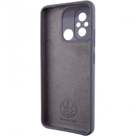 Чохол Silicone Cover Lakshmi Full Camera (AAA) для Xiaomi Redmi 12C Сірий / Dark Gray - зображення 3 