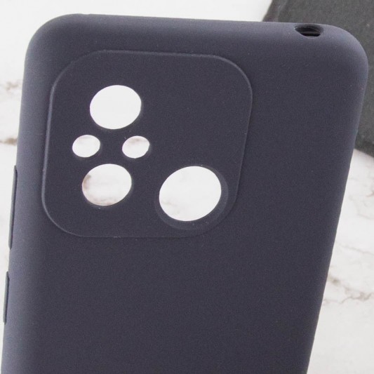 Чохол Silicone Cover Lakshmi Full Camera (AAA) для Xiaomi Redmi 12C Сірий / Dark Gray - зображення 5 