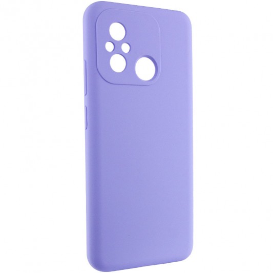 Чохол Silicone Cover Lakshmi Full Camera (AAA) для Xiaomi Redmi 12C Бузковий / Dasheen - зображення 1 