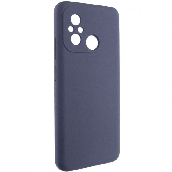 Чохол Silicone Cover Lakshmi Full Camera (AAA) для Xiaomi Redmi 12C Темно-синій / Midnight blue