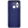 Чохол Silicone Cover Lakshmi Full Camera (AAA) для Xiaomi Redmi 12C Темно-синій / Midnight blue