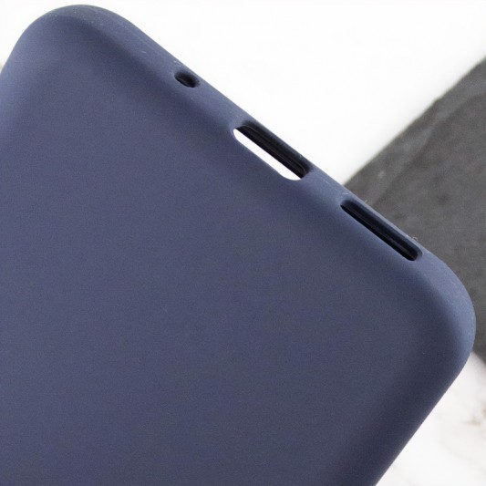 Чохол Silicone Cover Lakshmi Full Camera (AAA) для Xiaomi Redmi 12C Темно-синій / Midnight blue - зображення 6 