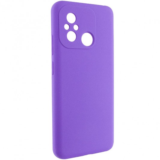Чохол Silicone Cover Lakshmi Full Camera (AAA) для Xiaomi Redmi 12C Фіолетовий / Amethyst - зображення 1 