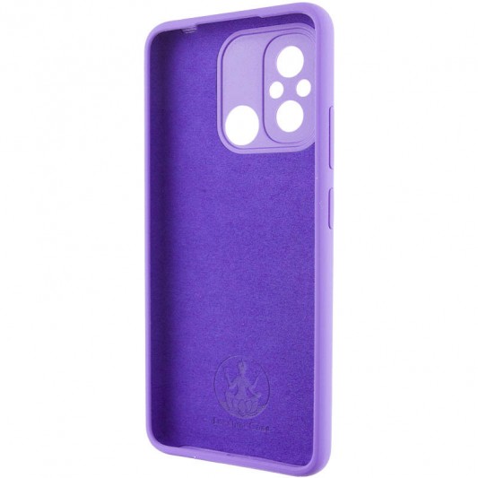 Чохол Silicone Cover Lakshmi Full Camera (AAA) для Xiaomi Redmi 12C Фіолетовий / Amethyst - зображення 3 