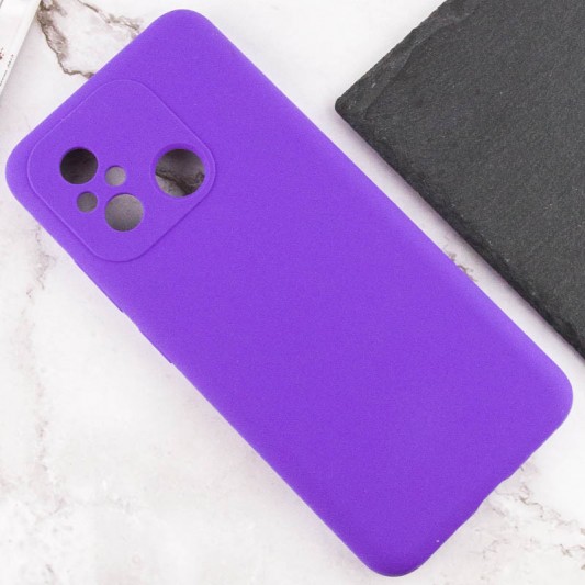 Чохол Silicone Cover Lakshmi Full Camera (AAA) для Xiaomi Redmi 12C Фіолетовий / Amethyst - зображення 4 