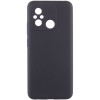 Чохол Silicone Cover Lakshmi Full Camera (AAA) для Xiaomi Redmi 12C Чорний / Black