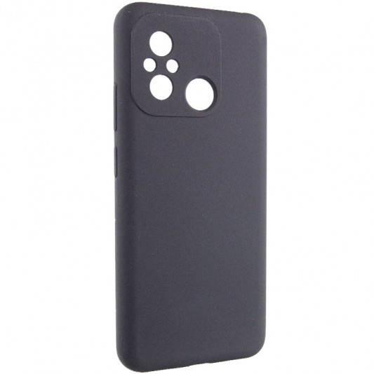 Чохол Silicone Cover Lakshmi Full Camera (AAA) для Xiaomi Redmi 12C Чорний / Black - зображення 1 