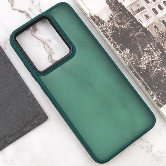 Чохол TPU+PC Lyon Frosted для Xiaomi Redmi 12C Green - зображення 3 
