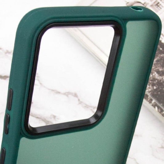 Чохол TPU+PC Lyon Frosted для Xiaomi Redmi 12C Green - зображення 4 