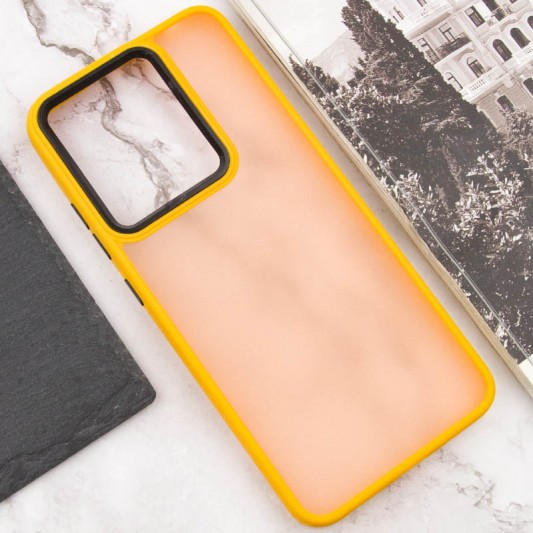 Чохол TPU+PC Lyon Frosted для Xiaomi Redmi 12C Orange - зображення 3 