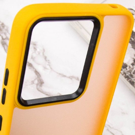 Чохол TPU+PC Lyon Frosted для Xiaomi Redmi 12C Orange - зображення 4 