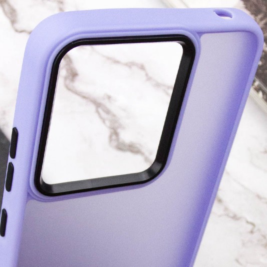 Чохол TPU+PC Lyon Frosted для Xiaomi Redmi 12C Purple - зображення 4 