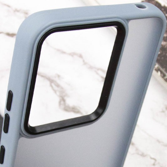 Чехол TPU+PC Lyon Frosted для Xiaomi Redmi 12C Sierra Blue - изображение 4