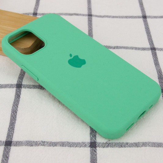 Чехол Silicone Case Full Protective (AA) для Apple iPhone 15 Plus (6.7") Зеленый / Spearmint - изображение 1