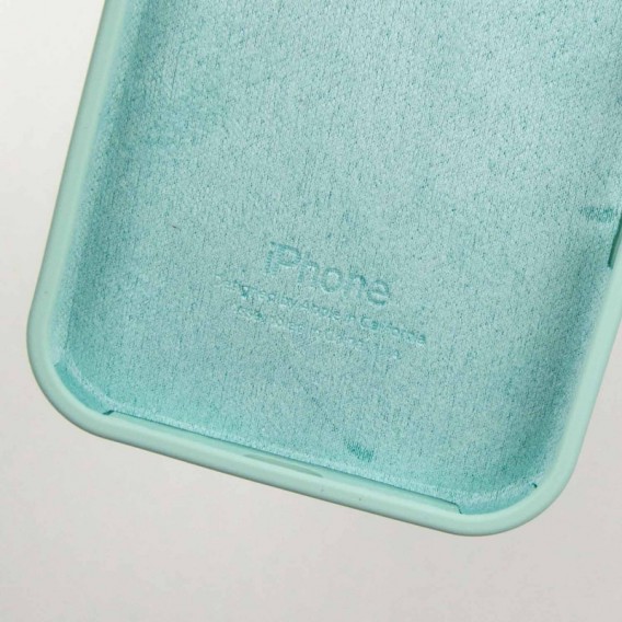 Чохол Silicone Case Full Protective (AA) для Apple iPhone 15 Pro (6.1") Бірюзовий / Turquoise