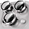 Защитное стекло Metal Classic на камеру (в упак.) для Apple iPhone 15 Pro (6.1") / 15 Pro Max (6.7") Серый / Titanium Gray
