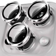 Защитное стекло Metal Classic на камеру (в упак.) для Apple iPhone 15 Pro (6.1") / 15 Pro Max (6.7") Серый / Titanium Gray