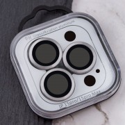 Защитное стекло Metal Classic на камеру (в упак.) для Apple iPhone 15 Pro (6.1") / 15 Pro Max (6.7") Серый / Titanium Gray