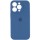 Чехол Silicone Case Full Camera Protective (AA) для Apple iPhone 15 Pro (6.1") Синий / Blue Jay