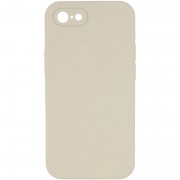 Silicone Case Square Full Camera Protective (AA) NOLOGO для Apple iPhone 7 / 8 / SE (2020) (4.7") Бежевый / Antique White