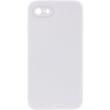 Silicone Case Square Full Camera Protective (AA) NOLOGO для Apple iPhone 7 / 8 / SE (2020) (4.7") Білий / White
