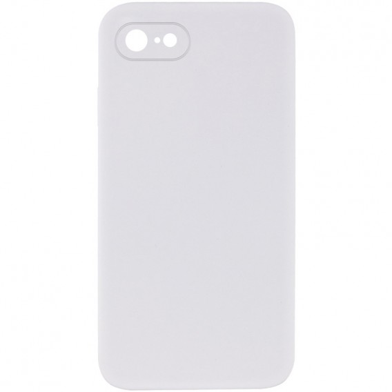 Чохол Silicone Case Square Full Camera Protective (AA) NOLOGO для Apple iPhone 7/8/SE (2020) (4.7") Білий / White