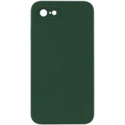 Silicone Case Square Full Camera Protective (AA) NOLOGO для Apple iPhone 7 / 8 / SE (2020) (4.7") Зеленый / Cyprus Green