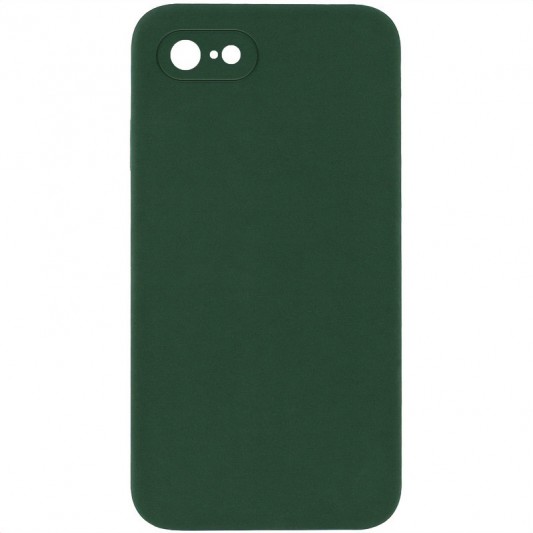 Silicone Case Square Full Camera Protective (AA) NOLOGO для Apple iPhone 7 / 8 / SE (2020) (4.7") Зеленый / Cyprus Green