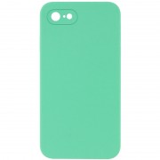 Silicone Case Square Full Camera Protective (AA) NOLOGO для Apple iPhone 7 / 8 / SE (2020) (4.7") Зеленый / Spearmint