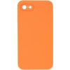 Silicone Case Square Full Camera Protective (AA) NOLOGO для Apple iPhone 7 / 8 / SE (2020) (4.7") Помаранчевий / Papaya