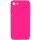 Silicone Case Square Full Camera Protective (AA) NOLOGO для Apple iPhone 7 / 8 / SE (2020) (4.7") Розовый / Barbie pink