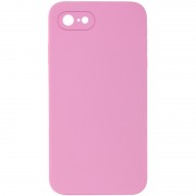 Silicone Case Square Full Camera Protective (AA) NOLOGO для Apple iPhone 7 / 8 / SE (2020) (4.7") Розовый / Light pink