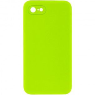 Чохол Silicone Case Square Full Camera Protective (AA) NOLOGO для Apple iPhone 7/8/SE (2020) (4.7") Салатовий / Neon green Чохол Silicone Case Square Full Camera Protective (AA) NOLOGO для Apple iPhone 7/8/SE (2020) (4.7") Салатовий / Neon green