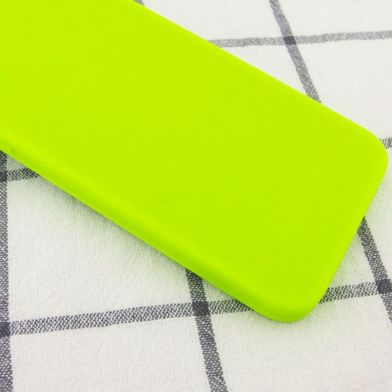 Чохол Silicone Case Square Full Camera Protective (AA) NOLOGO для Apple iPhone 7/8/SE (2020) (4.7") Салатовий / Neon green