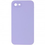 Silicone Case Square Full Camera Protective (AA) NOLOGO для Apple iPhone 7 / 8 / SE (2020) (4.7") Сиреневый / Dasheen