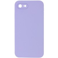 Silicone Case Square Full Camera Protective (AA) NOLOGO для Apple iPhone 7 / 8 / SE (2020) (4.7") Бузковий / Dasheen