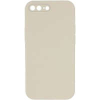 Чохол Silicone Case Square Full Camera Protective (AA) NOLOGO для Apple iPhone 7 plus/8 plus (5.5") Бежевий / Antique White