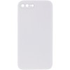 Silicone Case Square Full Camera Protective (AA) NOLOGO для Apple iPhone 7 plus / 8 plus (5.5") Білий / White