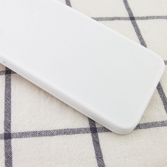 Silicone Case Square Full Camera Protective (AA) NOLOGO для Apple iPhone 7 plus / 8 plus (5.5") Білий / White - зображення 1 