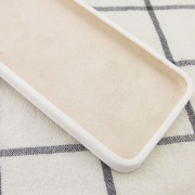 Silicone Case Square Full Camera Protective (AA) NOLOGO для Apple iPhone 7 plus / 8 plus (5.5") Білий / White